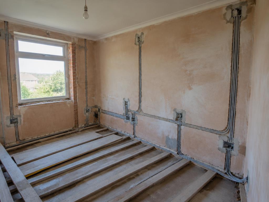 Illustrative example: full rewire, three-bed semi